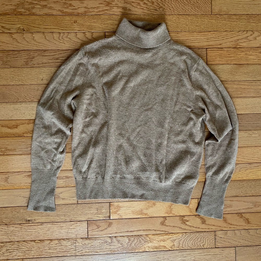 NAIF Camel Turtleneck Sweater